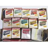 THIRTEEN ATLAS EDITIONS 1/76 SCALE 'GREAT BRITISH BUSES' MODELS each mint or near mint and boxed;