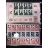 STAMPS - A RUSSIA COLLECTION mainly used, including commemorative sheets, (two albums).