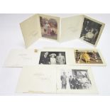 QUEEN ELIZABETH THE QUEEN MOTHER (1900-2002) Five Christmas cards, each with a mounted colour or