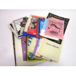A COLLECTION OF THEATRE PROGRAMMES circa 1950s and later, comprising approximately 100 London and