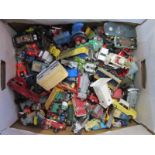 ASSORTED DIECAST MODELS circa 1950s and later, by Dinky, Matchbox and others, all playworn and