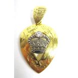 AN 18 CARAT GOLD AND DIAMOND ELIZABETH II GOLDEN JUBILEE LIMITED EDITION PENDANT 2002, number 4 of