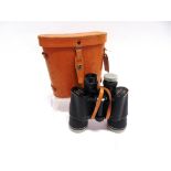 A PAIR OF 'VESPER FIELD MASTER' 7 X 50 BINOCULARS in leather case