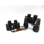 A PAIR OF 'CARL ZEISS' BINOCULARS  8x30 and another pair of Binoculars (2)