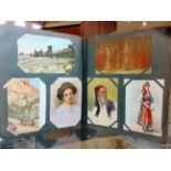POSTCARDS - ASSORTED Approximately 290 cards, including real photographic Dutch portrait studies (