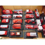 ASSORTED DIECAST MODELS comprising a collection of fire service appliances (28), most mint or near
