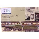 [OO GAUGE]. A HORNBY NO.R2980, G.W.R. LONDON OLYMPICS 1908 TRAIN PACK limited edition 1187/1908,