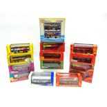 FOURTEEN 1/76 SCALE HONG KONG MODEL BUSES by Corgi Classics and others, including one gift set,
