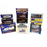 TWELVE ASSORTED 1/43 SCALE MODEL BRITISH POLICE CARS comprising 2D Models Range Rover 'Greater