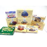 NINE CORGI CLASSICS MODELS mainly buses, comprising No.97077, The East Lancashire Set; No.97192,