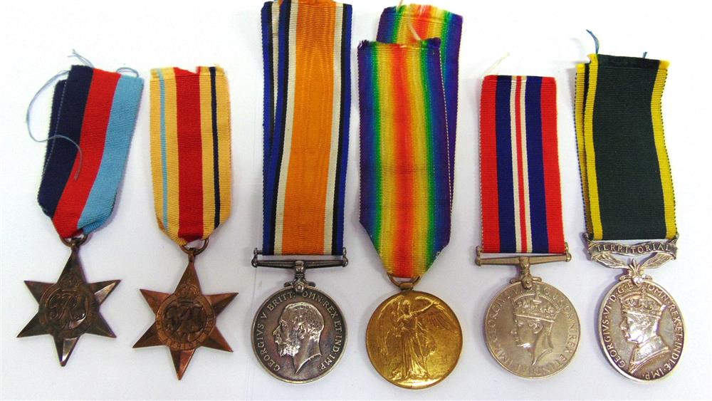 A GREAT WAR PAIR OF MEDALS TO PRIVATE N.W. STRATFORD, ROYAL ARMY MEDICAL CORPS comprising the