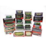 TWENTY-TWO 1/76 SCALE 'SOUTHDOWN' MODEL BUSES by Exclusive First Editions (9), Corgi 'Original