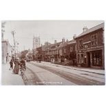 POSTCARDS - SOMERSET Approximately 94 cards, including real photographic views of High Street,