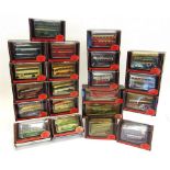 TWENTY-ONE EXCLUSIVE FIRST EDITIONS MODEL BUSES each mint or near mint and boxed (some boxes worn).