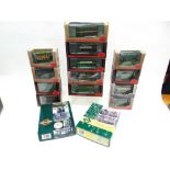 FIFTEEN EXCLUSIVE FIRST EDITIONS 1/76 SCALE 'LONDON TRANSPORT / GREENLINE' MODEL BUSES various green