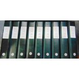 STAMPS - AN IRELAND (EIRE) COLLECTION, 1922-2009 mint, (twelve ring binders).