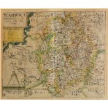 [MAPS]. CHRISTOPHER SAXTON (C.1540-C.1610) & WILLIAM KIP 'Warwici comitatus a cornauiis olim