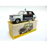 A DINKY NO.1450, SIMCA 1100 POLICE made in Spain, white and black, near mint, boxed, the box