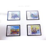 STAMPS - A GUERNSEY COLLECTION, 1941-2009 mint, (five ring binders).