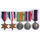 A SECOND WORLD WAR & LATER GROUP OF FIVE MEDALS TO CHIEF BOSUN D.W. BOYD, ROYAL NAVY / ROYAL FLEET