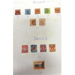 STAMPS - A WORLD COLLECTION including early Denmark, France, Papal States and U.S.A., (two ring