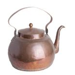 GREAT WAR - A RARE AND UNUSUAL LARGE COPPER KETTLE FROM A BRITISH WOMEN'S AID (VAD) STATION FOR