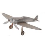 SECOND WORLD WAR AVIATION - A PERIOD AIRCRAFT WORKSHOP MODEL OF A HAWKER HURRICANE  together with