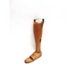 GREAT WAR - A BRITISH ROEHAMPTON (QUEEN MARY'S HOSPITAL) PATTERN PROSTHETIC ARTICULATED WOODEN
