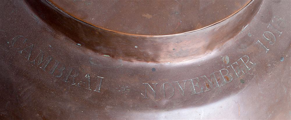 GREAT WAR - A RARE AND UNUSUAL LARGE COPPER KETTLE FROM A BRITISH WOMEN'S AID (VAD) STATION FOR - Image 2 of 2