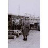 SECOND WORLD WAR - A LARGE BINDER AND CAPTIONED PHOTOGRAPH ALBUM, THE PROPERTY OF MAJOR HERMAN M.