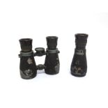 GREAT WAR - A PAIR OF IMPERIAL GERMAN FIELD BINOCULARS BY RODENSTOCK, MUNCHEN  together with a