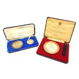 A TOYE, KENNING & SPENCER 'CHURCHILL CENTENARY PICTURE MEDAL'  silver, limited edition of 1000,