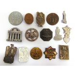 GERMANY - FIFTEEN GERMAN STATE EVENT 'TINNIE' PIN BADGES, 1933-1938 various sizes, complete with