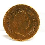 GREAT BRITAIN - GEORGE III, THIRD GUINEA, 1803 first laureate head, second reverse.