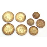 GREAT BRITAIN - GEORGE VI, TWO MAUNDY SETS, 1951 each comprising fourpence, threepence, twopence,
