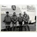 1992 Ayrton Senna photograph, a black & white period photographic print of the now legendry