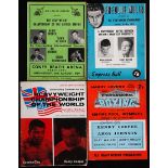 A collection of 37 Henry Cooper Championship Fight programmes, the earliest from a GB v Spain