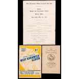 Two West Bromwich Albion history booklets by W. Ellery Jephcott, ''The Hawthorns Golden Jubilee,''