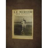 Three French magazines with coverage of the Antwerp 1920 Olympic Games, ''Le Miroir Des Sports''
