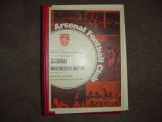 A full set of 29 Arsenal home programmes from the 1970-71 season, 21 Football League, 2 F.A. Cup,