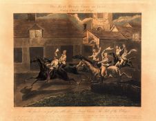 After Henry Alken (1785-1851) THE FIRST STEEPLECHASE ON RECORD (A SET OF FOUR) engraved by J.