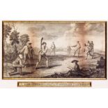 After Francis Hayman RA (1708-1776) THE GAME OF CRICKET IN THE ARTILLERY GROUND [FINSBURY] LONDON,