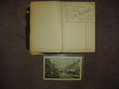 An unused invoice book for C.W. Bacon & Co., cycle, motor and sports outfitters based in Worple