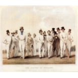 A modern reproduction of Nicholas Felix's famous 1847 cricket print ''The Eleven of England'',