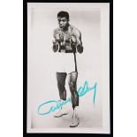 Cassius Clay: a good and early autograph circa 1963,