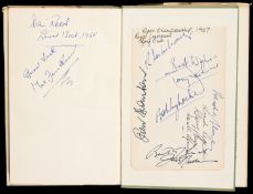 A copy of Henry Cotton's book "My Swing" signed by the author and a selection of other golfers,