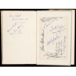 A copy of Henry Cotton's book "My Swing" signed by the author and a selection of other golfers,