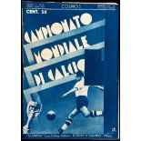 An Italian magazine 'Cosmos' with an extensive preview of the 1934 World Cup,
32 pages,