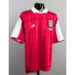 Ian Wright's red & white Arsenal No.