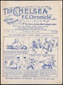 22 Chelsea programmes season 1929-30,
Football League fixtures v Millwall, Hull, Charlton,